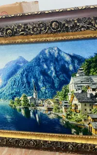 تابلو فرش ابریشم دستبافت