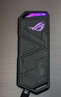 هارد ssd اکسترنال asus rog + samsung m2