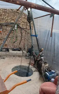 حفاری چاه آب درصورت دستی تا۲۵۰