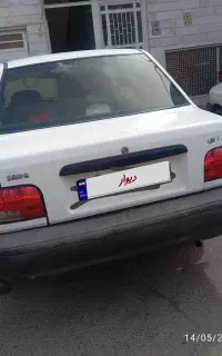 پراید سفید 93 دوگانه فابریک