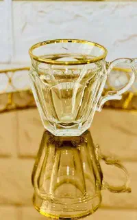 استکان فنجان آب طلا هلندی نوریتازه قندان