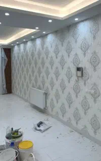 نصب کاغذ دیواری