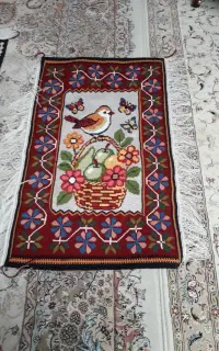 گلیم زیبا نخ اکرولیک