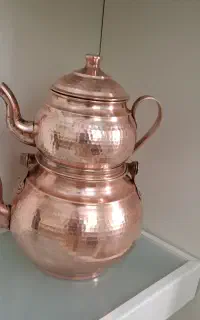 کتری و قوری مسی