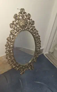 آینه با قاب طرح برنج