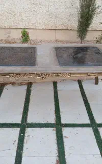 میز چوبی کنده کاری چوب راش