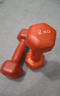 دمبل 2 کیلویی در حد نو