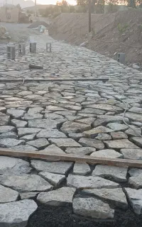 دیوار چینی پلاستر شیب بندی