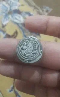 سکه نقره ساسانیان خسرو دوم