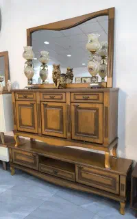 ست میز تلویزیون و آیینه کنسول (مبلمان چیدمان)