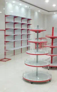 سرلایندار قفسه فروشکاه شوک