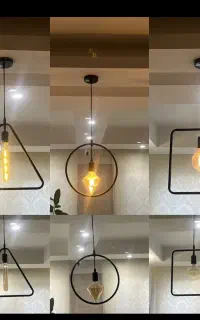 لوستر فلزی ااشکال