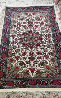 فرش بیجار دست باف، نخ کرک درجه یک