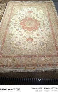 فرش جفت ۶متری طرح استاد علیا
