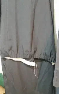 پرده زخیم کتان مشکی
