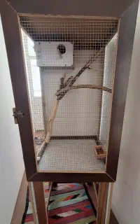 قفس پرنده بزرگ طوطی عروس و.. ام دی اف