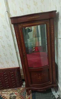 بوفه معرق دو طبقه چوب راش
