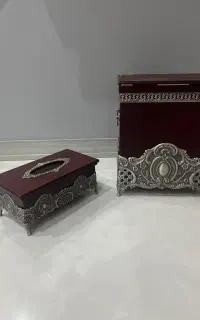 سطل و دستما کاغذی پذیرایی