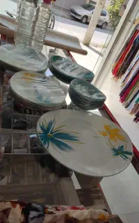 ظرف ۶ نفره رنگی