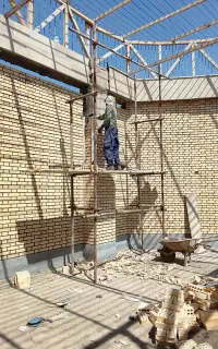 بندکشی آجر نما و دیوار لفتون