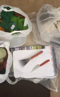 دار قالی و ابزار و نخ  نقشه