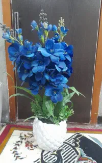 گل مصنوعی باگلدان چینی