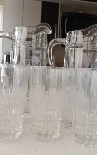 دو دست پارچ و لیوان فرانسوی