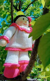 عروسک های دست بافت