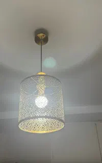 لوستر طرح برنز تک شاخه