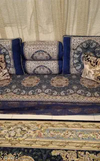 شاه نشین ۱۱ تکه ترمه اصل یزد جنس خوب(سنگین)