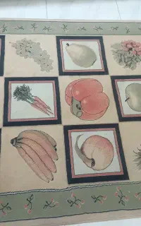 قالی اشپزخانه با چهار عدد پشتی دونفره
