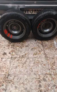 رینگ اسپرت فولادی کاستوم با لاستیک نو