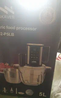 غذاساز چندکاره دارایی دو کاسه استیل و شیشه ای