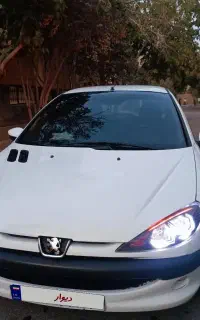 ۲۰۶ تیپ ۲ مدل ۹۱ سفید
