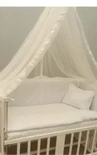 تخت گهواره چوبی قابل تنظیم آنجل