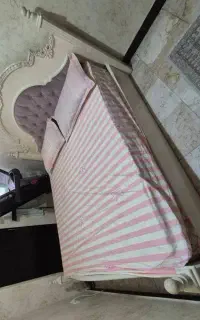 تخت دو نفره بدون تشک  همراه با جک