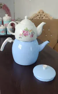 کتری و قوری لعابی