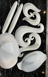 ظروف چینی سفید