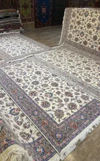بیشترین تنوع فرش شش متری افشان گل ابریشم