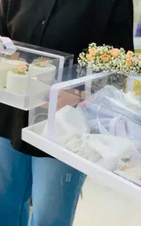 باکس بله‌ برون ، باکس مینی کیک خواستگاری ،باکس کیک