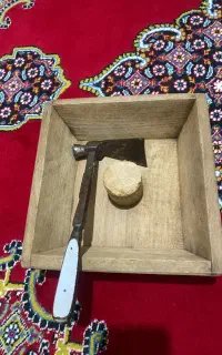 قند شکن باظرف چوبی
