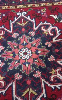 فرش دست بافت پشمی بدون پرداخت