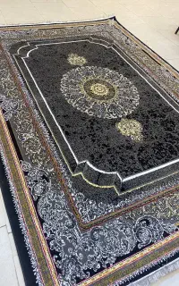 فرش های پتینه  در طرح مانلی سرمه اینگین مشهد