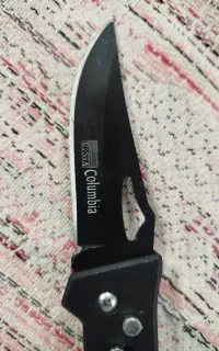 چاقو اصل کولمبیا مارک کولمبیا وUSAوپرچمش حک شده