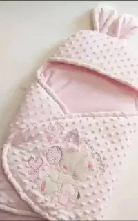 پتوی قنداقی مخمل برند بیبی لایک ترکیه