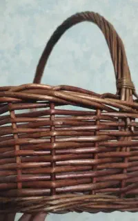 سبد حصیری تزیینی نو