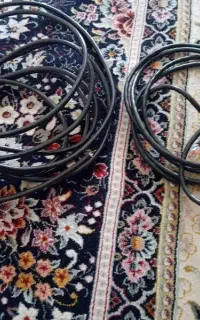 دو کابل میکروفون سالم و میکروفون