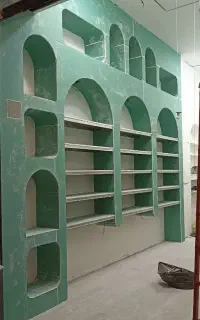 کناف سقف دیوار نصب دکور کاذب لاین بتونه کاری نقاشی