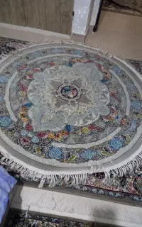 فرش ماشینی گرد