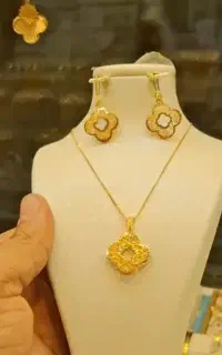 نیم ست کم وزن زنانه طلای نو